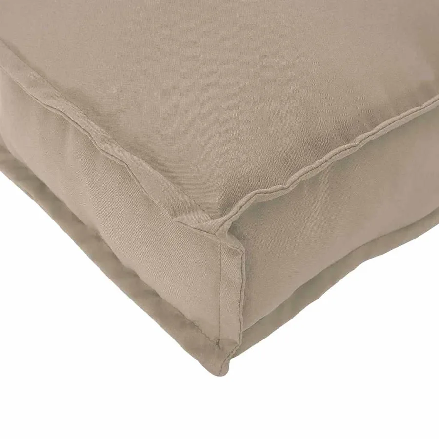 Set de coussins de palette 2 pcs Taupe Tissu Oxford - 8