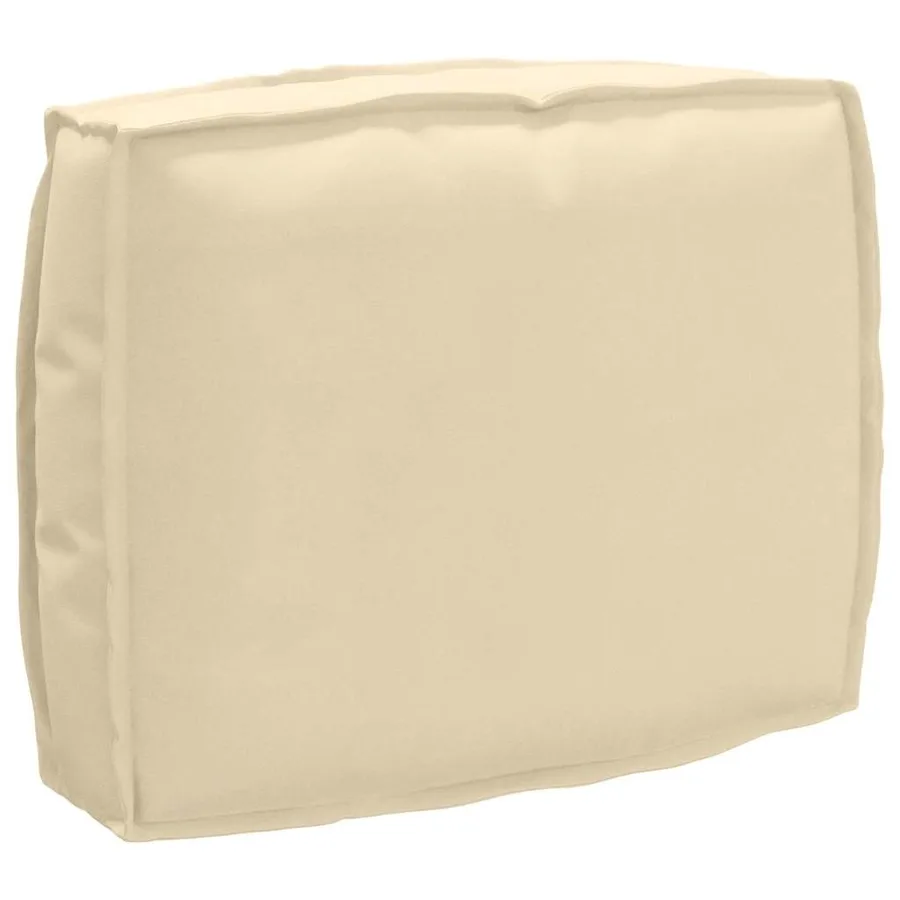 Set de coussins de palette 2 pcs Beige Tissu Oxford - 3