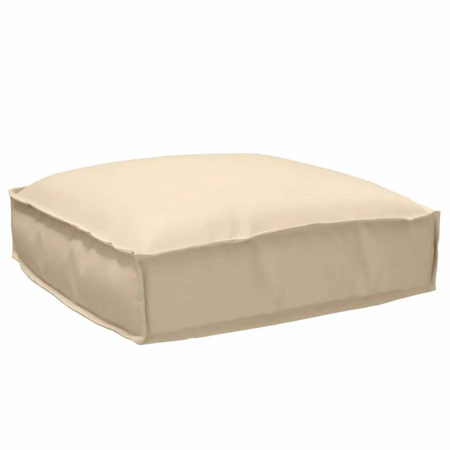 Set de coussins de palette 2 pcs Beige Tissu Oxford - 4