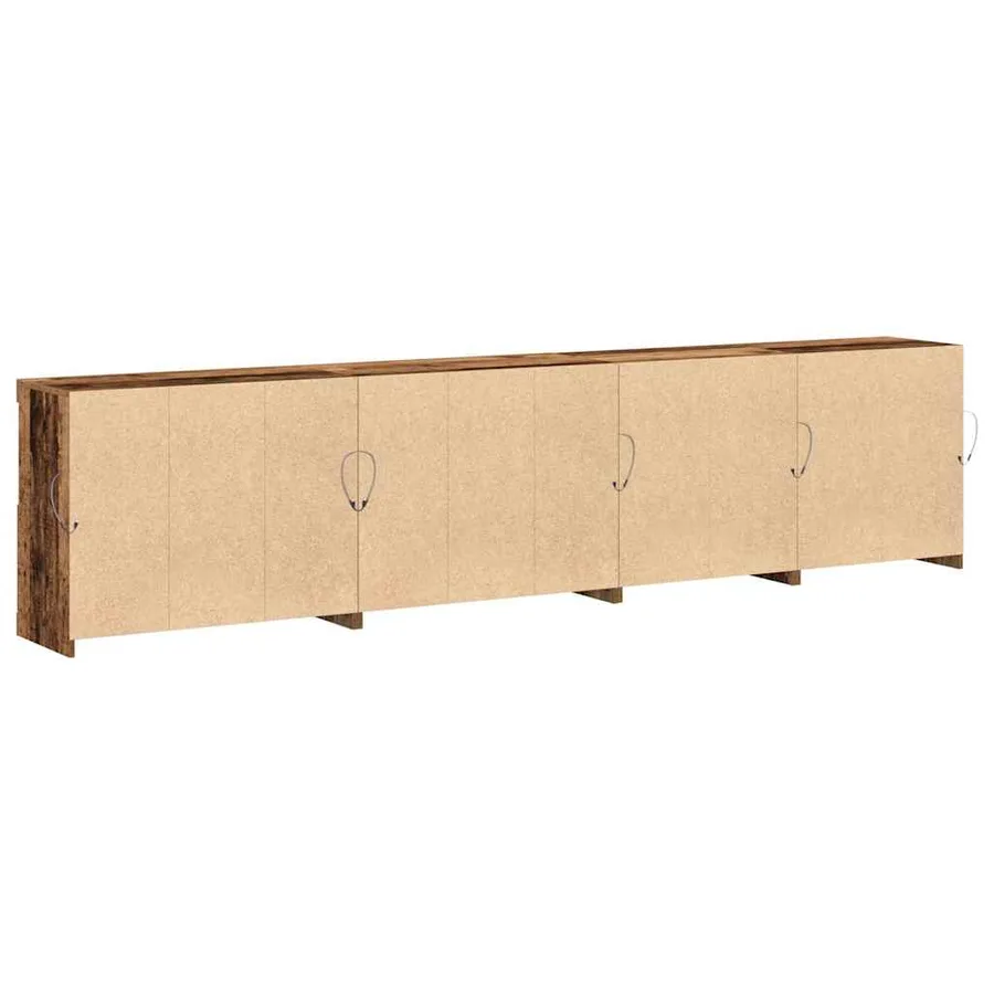 Buffet LED Bois ancien 283 x 37 x 67 cm Bois d'ingénierie - 9