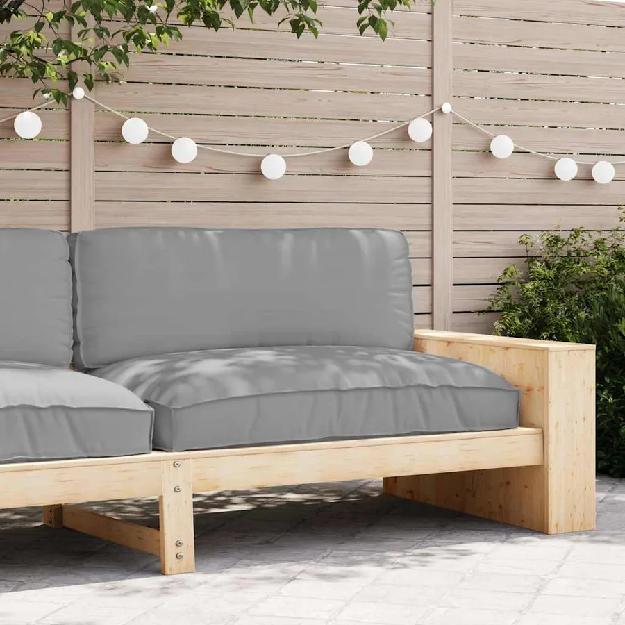 Coussin Gris 120 x 80 x 12 cm Tissu Oxford - 3