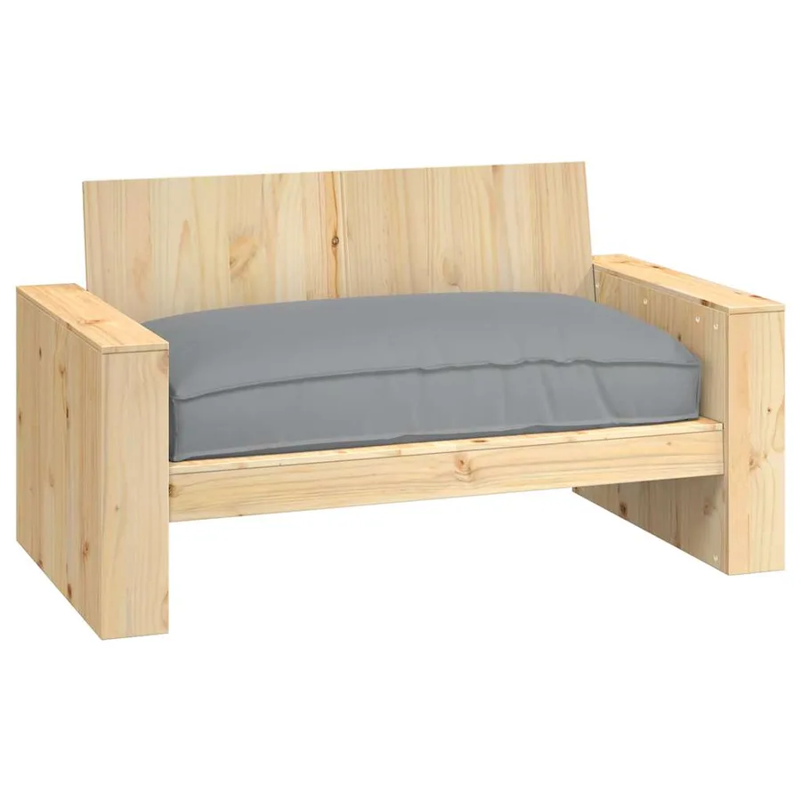 Coussin Gris 120 x 80 x 12 cm Tissu Oxford - 4