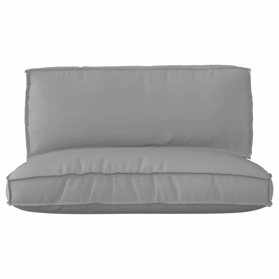 Set de coussins de palette 2 pcs Gris Tissu Oxford - 4