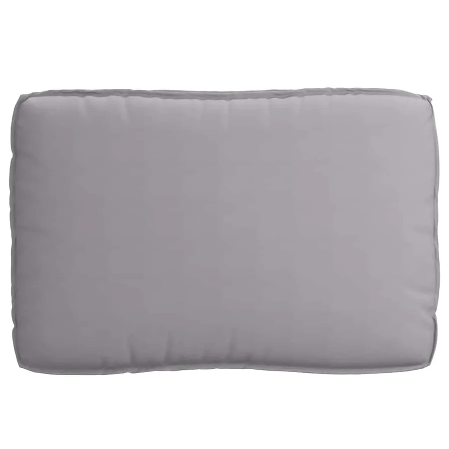 Set de coussins de palette 2 pcs Gris Tissu Oxford - 5
