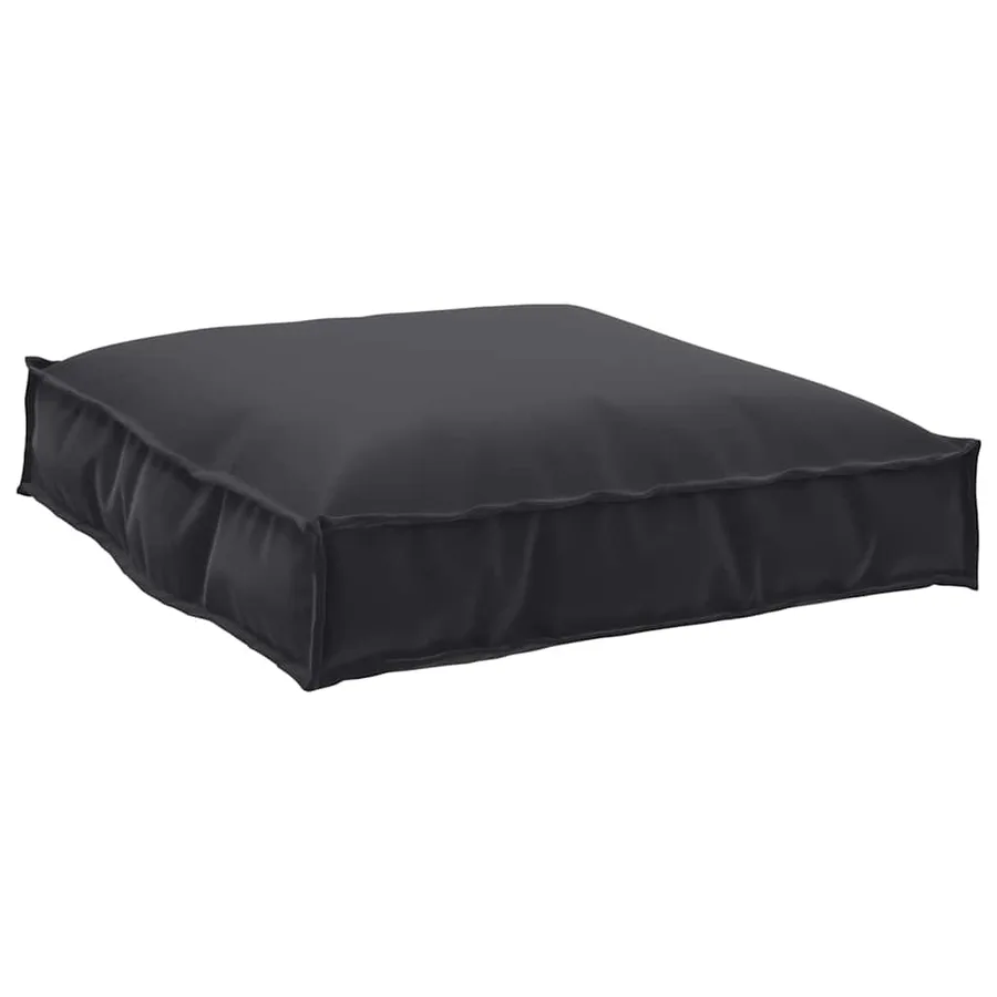 Set de coussins de palette 2 pcs Noir Tissu Oxford - 2