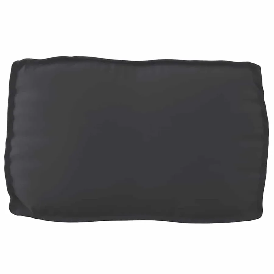 Set de coussins de palette 2 pcs Noir Tissu Oxford - 6