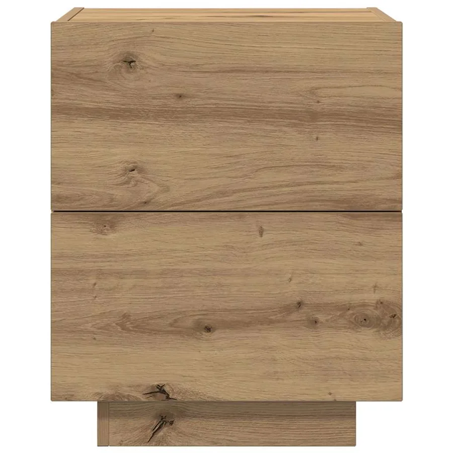 Cabinet de chevet Chêne artisanal 45 x 40 x 55 cm - 6