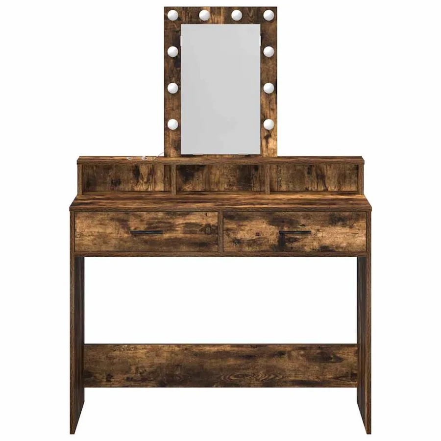 Table de Toilette Marron 100 x 41 x 140 cm Bois d'ingénierie - 5