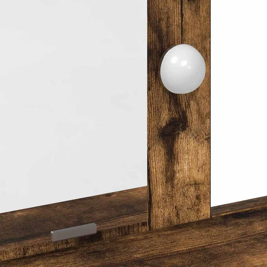 Table de Toilette Marron 100 x 41 x 140 cm Bois d'ingénierie - 9