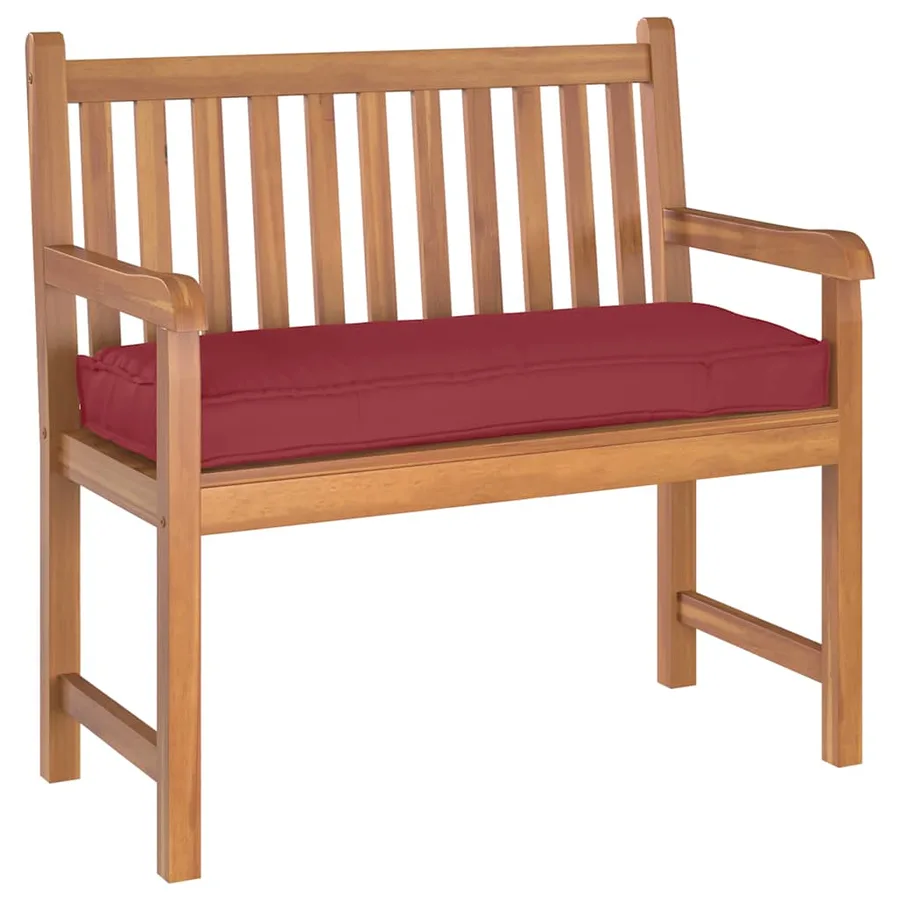 Coussin Bordeaux 100 x 40 x 8 cm Tissu Oxford - 2