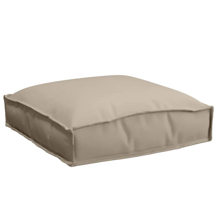 Coussin 2 pcs Taupe 40 x 40 x 8 cm Tissu Oxford - 5