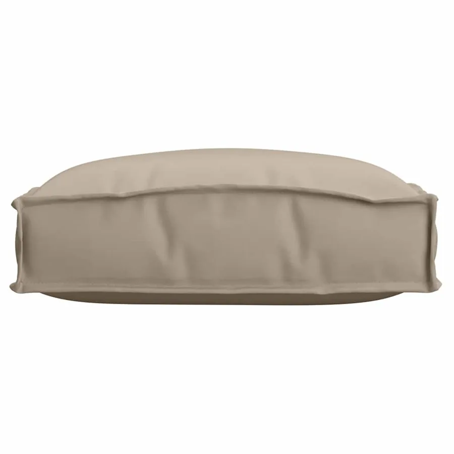 Coussin 2 pcs Taupe 40 x 40 x 8 cm Tissu Oxford - 6