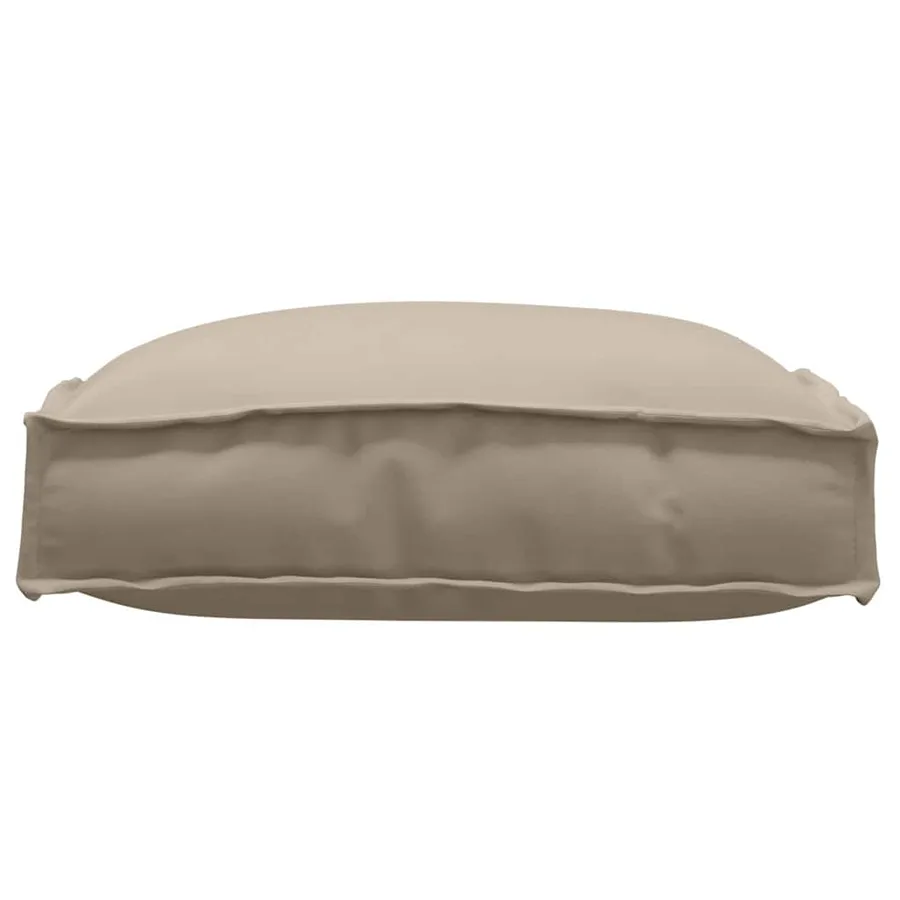Coussin 2 pcs Taupe 40 x 40 x 8 cm Tissu Oxford - 7