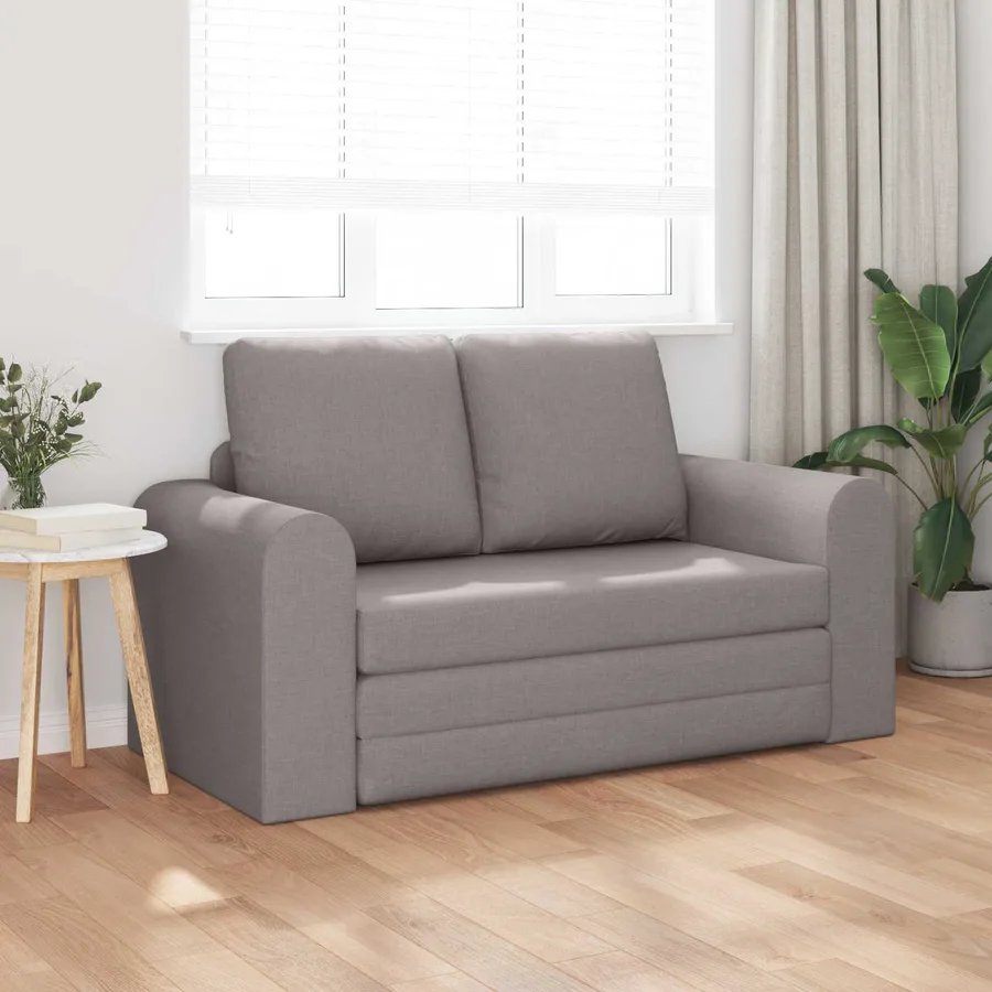 Canapé-Lit 60cm Taupe tissu - 3