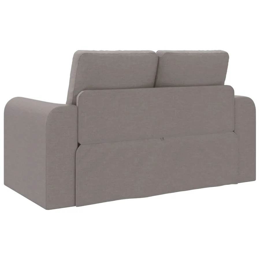 Canapé-Lit 60cm Taupe tissu - 7