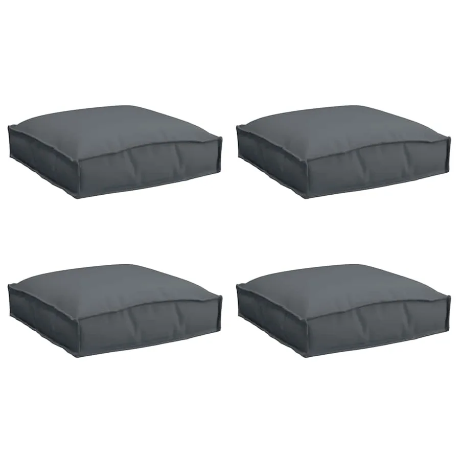 Coussin 4 pcs Anthracite 40 x 40 x 8 cm Tissu Oxford - 2