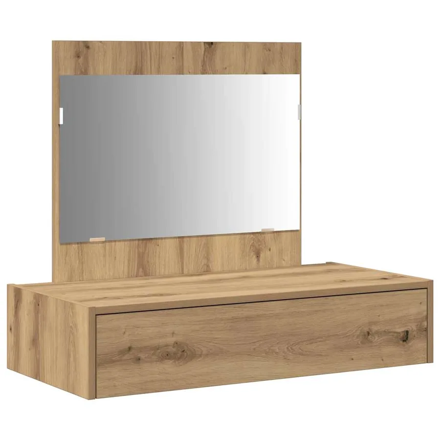Table de Toilette Marron 83 x 40 x 70 cm Bois d'ingénierie - 2