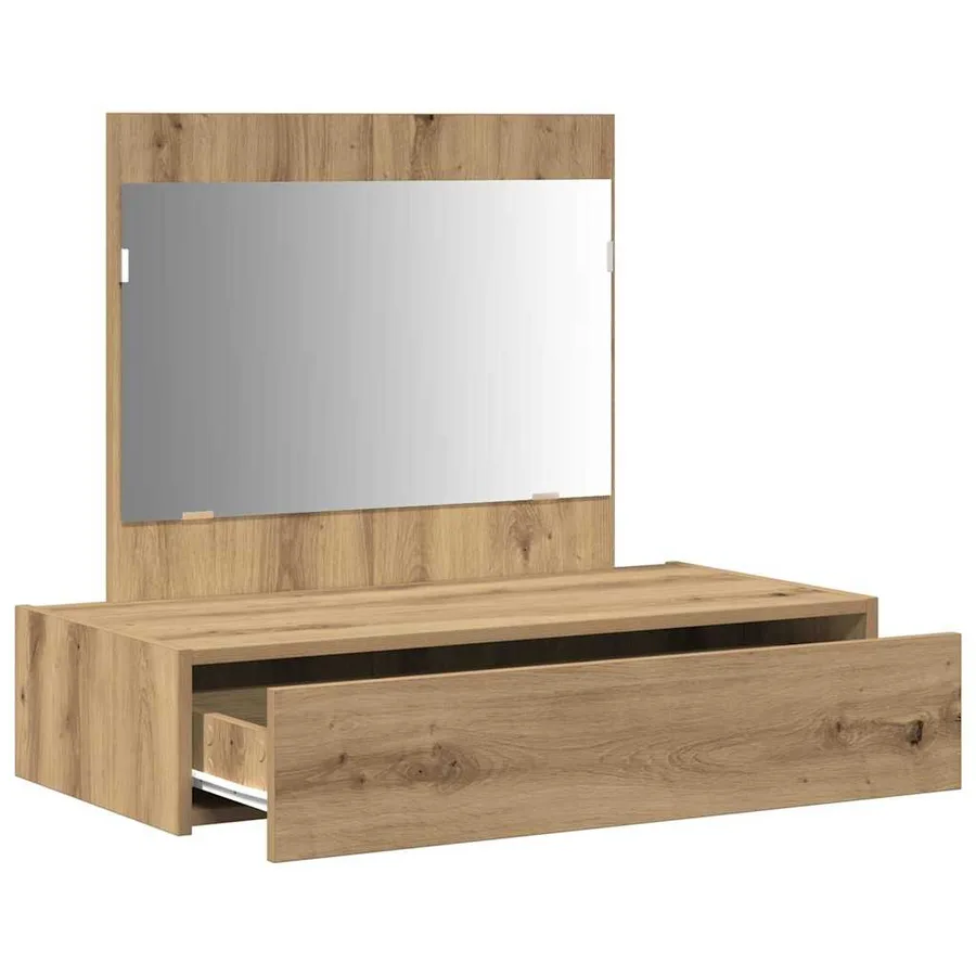 Table de Toilette Marron 83 x 40 x 70 cm Bois d'ingénierie - 5