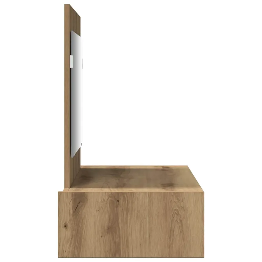 Table de Toilette Marron 83 x 40 x 70 cm Bois d'ingénierie - 7