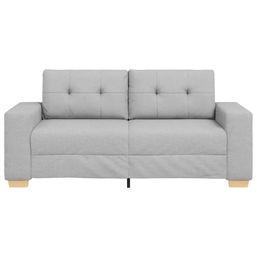Canapé deux places gris nuage 180 x 77 x 82 cm en tissu - 4