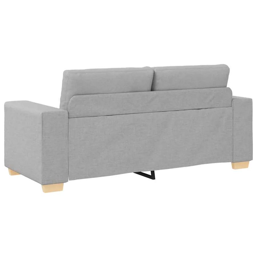 Canapé deux places gris nuage 180 x 77 x 82 cm en tissu - 6