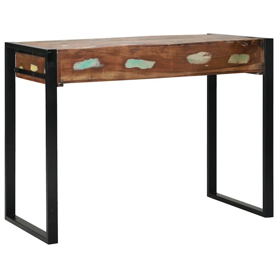Table de Toilette Multicolore Bois massif de récupération - 8