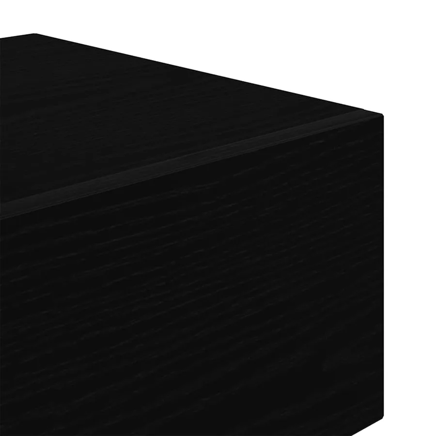 Cabinet de chevet avec tiroir Chêne noir 70 x 36 x 40,5 cm - 12