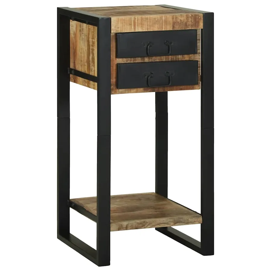 Table d'appoint Marron 40 x 40 x 80 cm Bois de mangue massif