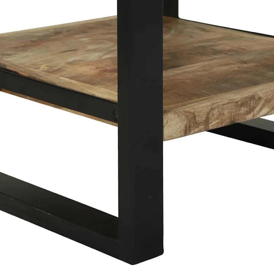 Table d'appoint Marron 40 x 40 x 80 cm Bois de mangue massif - 10