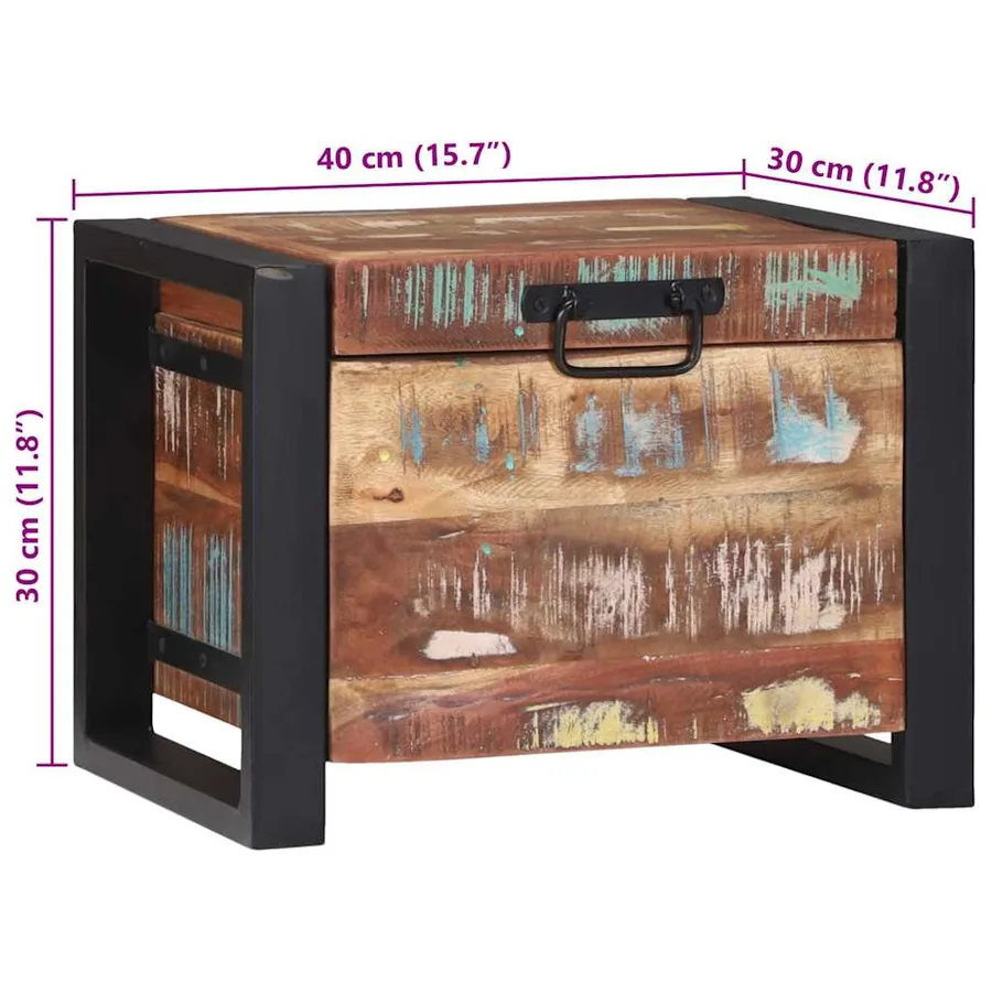 Coffres de rangement avec stockage 40 x 30 x 30 cm - 13