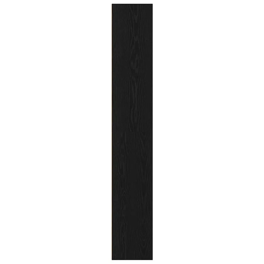 Bibliothèque en chêne noir 80x30x189 cm bois d'ingénierie - 6