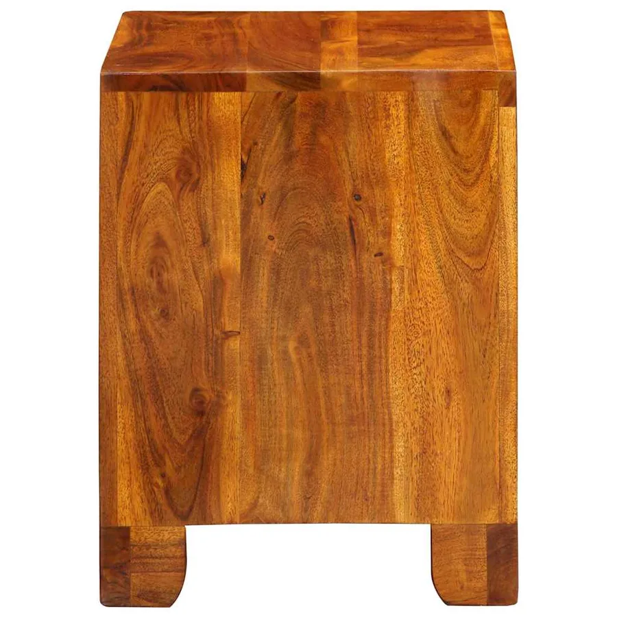 Buffet Multicolore 40 x 35 x 45 cm Bois d'acacia massif - 5