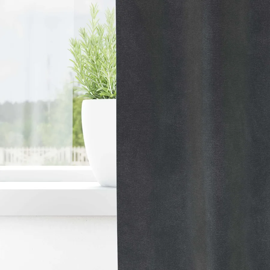 Rideaux occultants 2 pcs Gris clair 140 x 245 cm Velours - 3