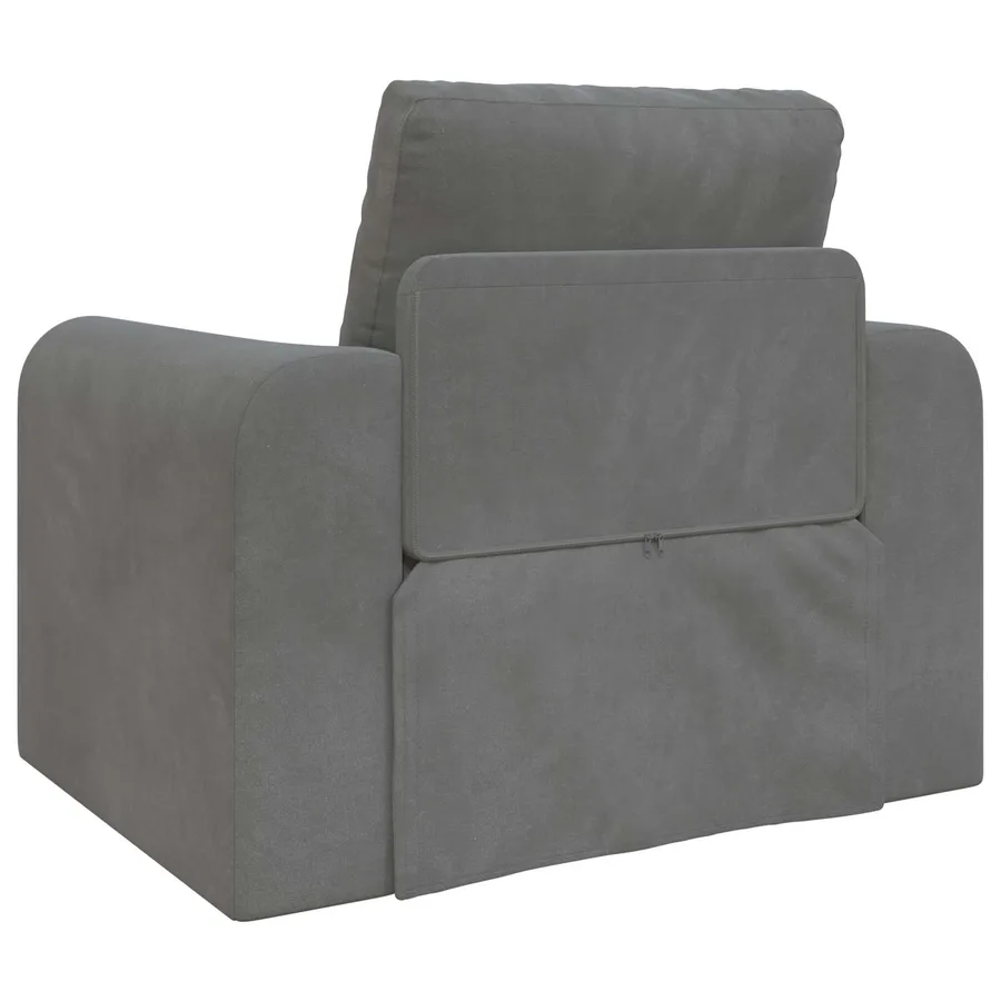 Canapé-Lit Gris foncé 98 x 71 x 83 cm Velours - 7