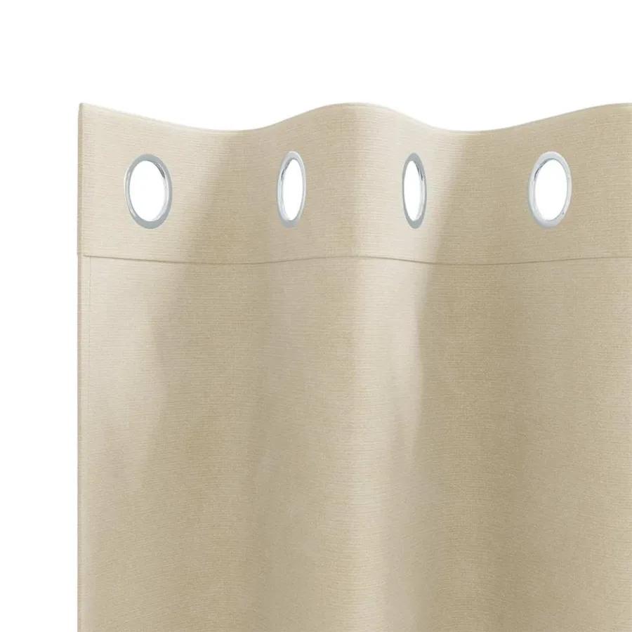Rideaux occultants 2 pcs Crème 140 x 140 cm Velours - 5