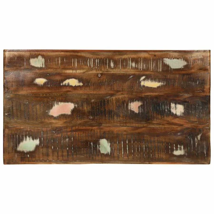 Table basse Multicolore 90 x 50 x 35 cm Bois Recyclé Solide - 5