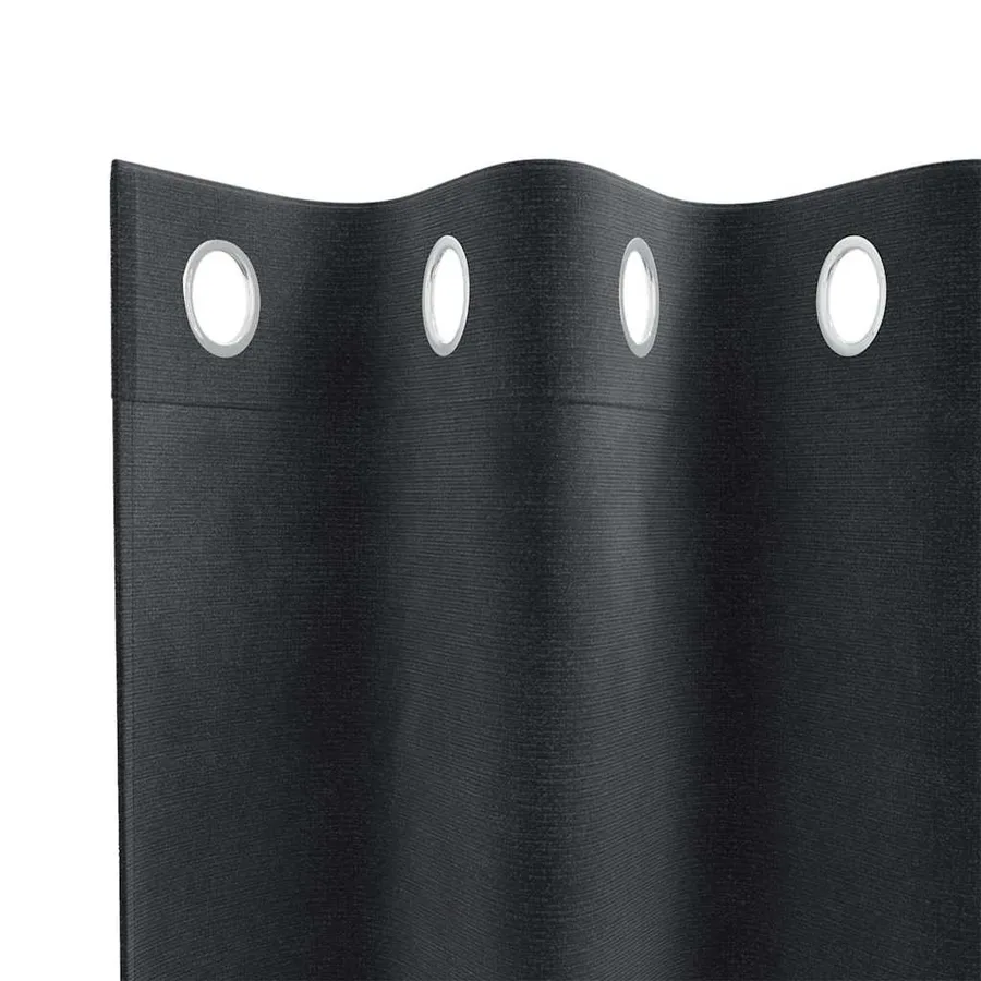 Rideaux occultants 2 pcs Gris foncé 140 x 140 cm Velours - 5