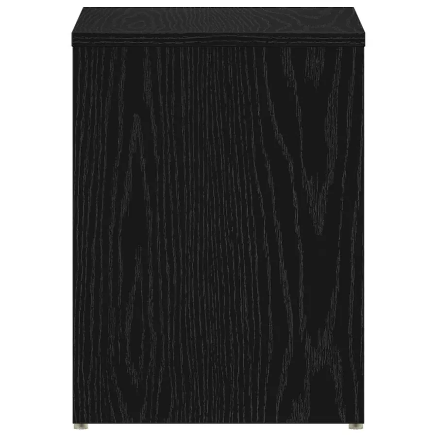 Cabinet de chevet Chêne noir 40 x 30 x 40 cm Bois d'ingénierie - 7