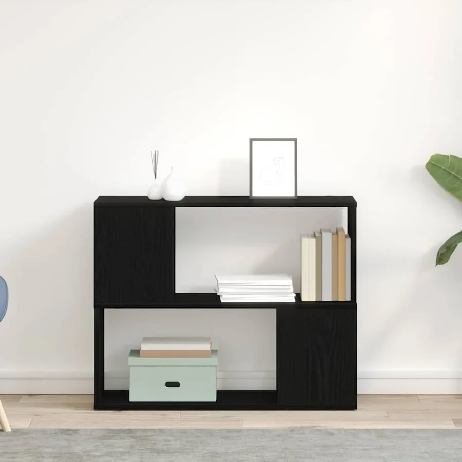 Ensemble meuble TV Chêne noir 80 x 24 x 63 cm Bois d'ingénierie
