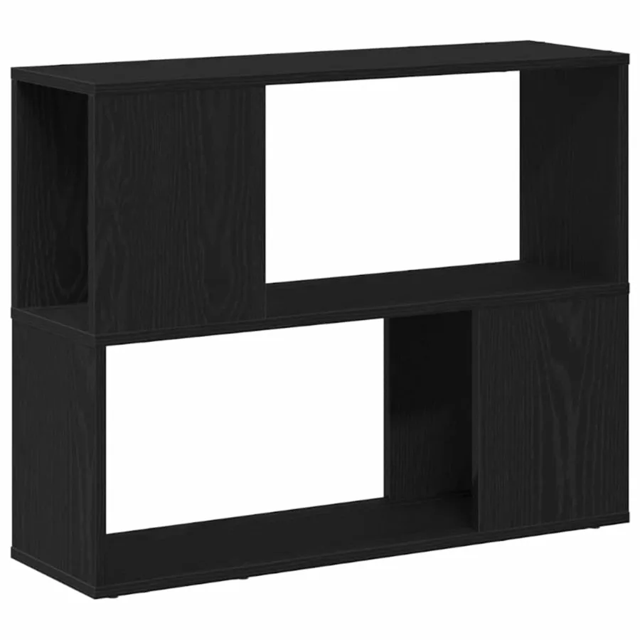Ensemble meuble TV Chêne noir 80 x 24 x 63 cm Bois d'ingénierie - 2