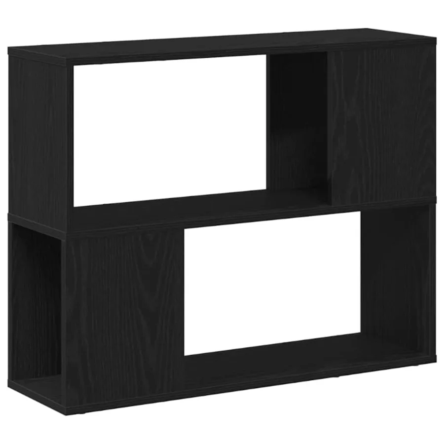 Ensemble meuble TV Chêne noir 80 x 24 x 63 cm Bois d'ingénierie - 5