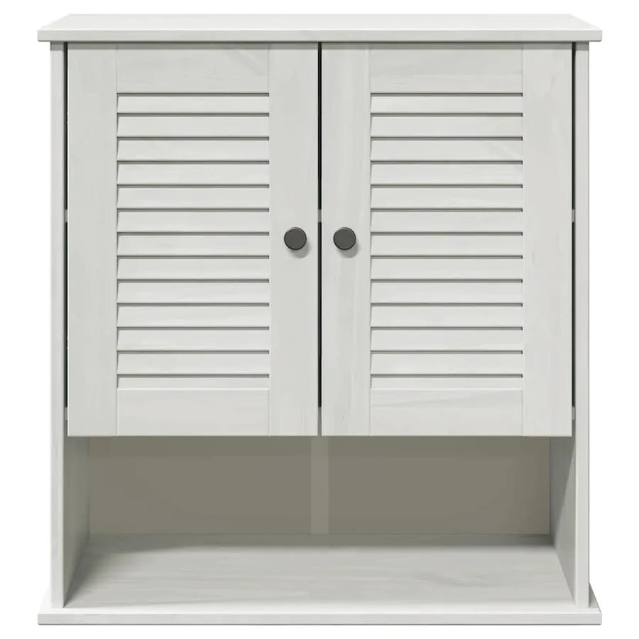 Armoire de salle de bain avec porte VIGO Blanc et Blanc Antique - 6