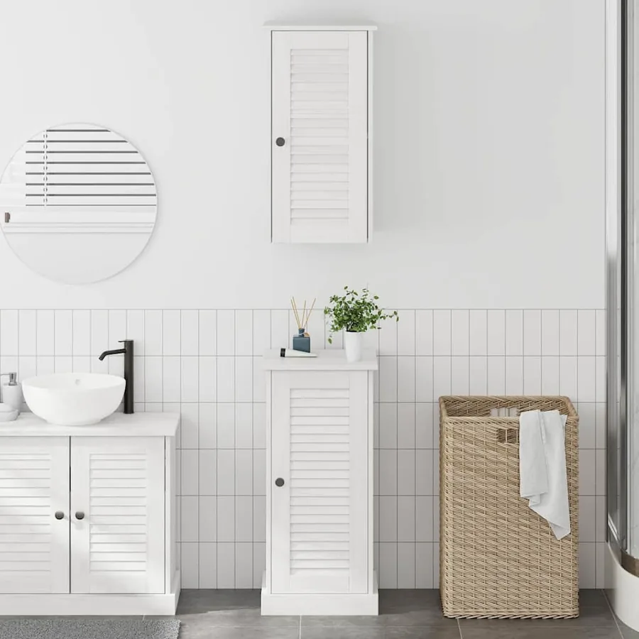 Ensemble de mobilier de salle de bain avec étagère VIGO 2 pcs