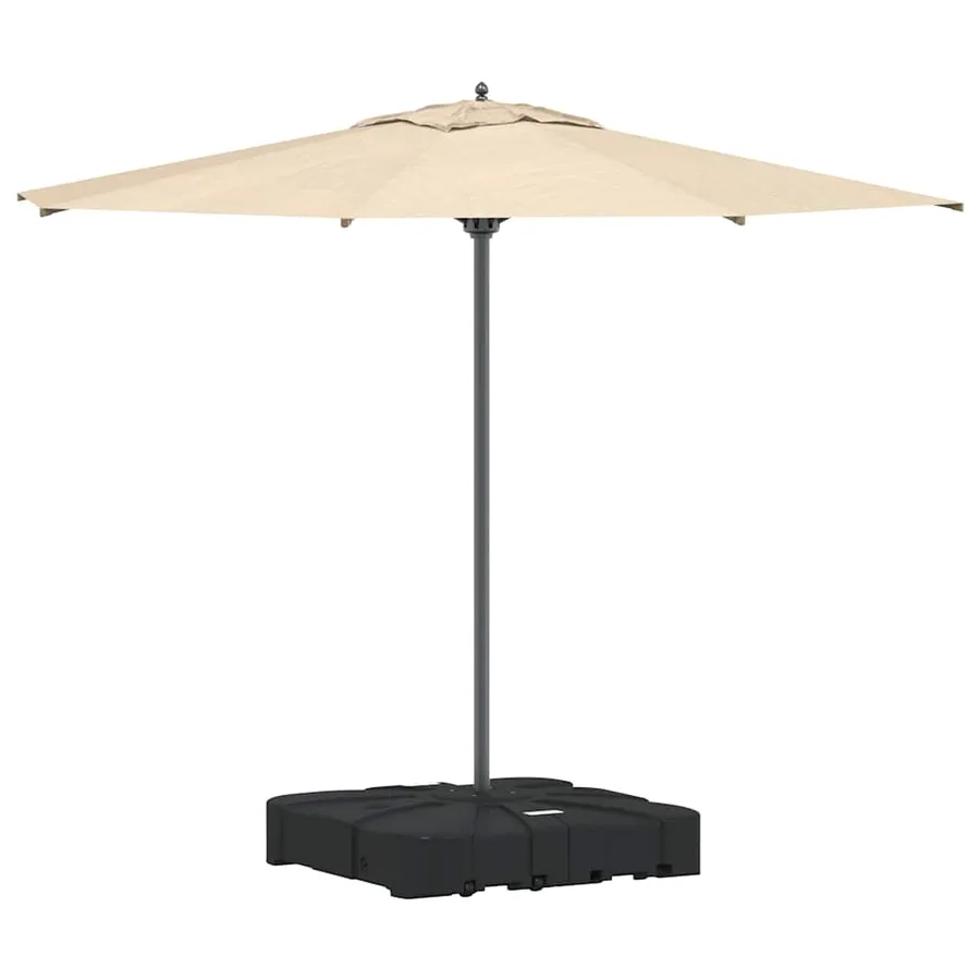 Base de parasol à bras déporté Noir 86 x 86 x 19 cm - 3