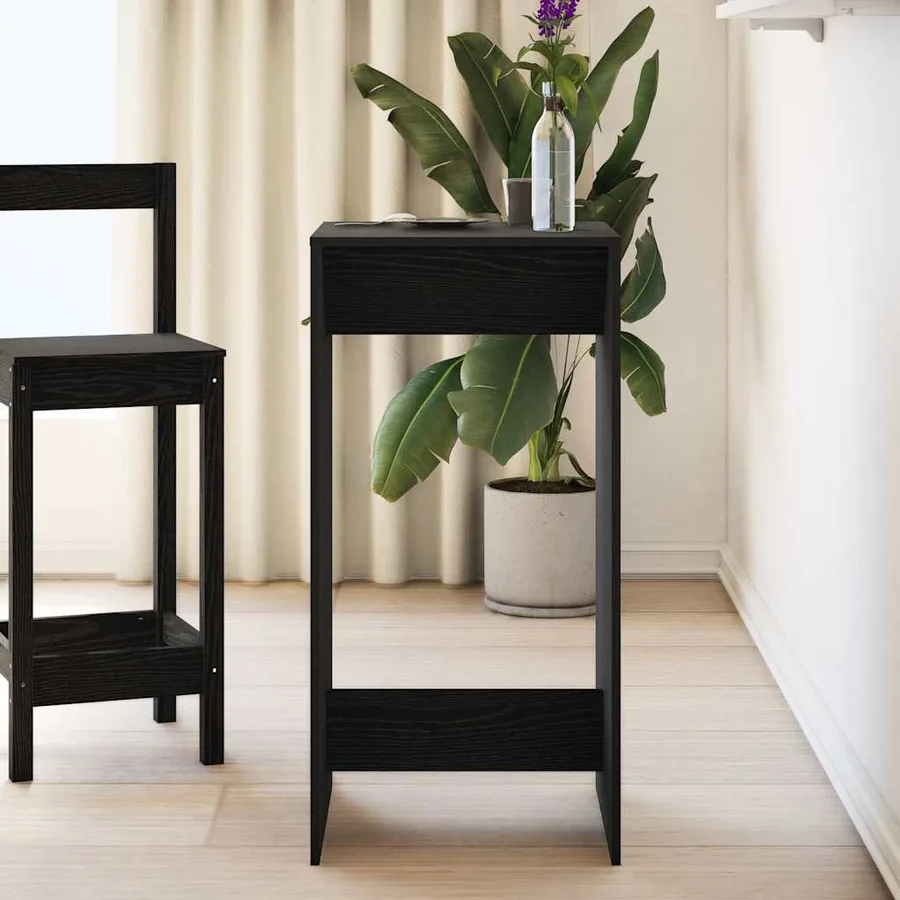 Table de bar Chêne noir 51 x 50 x 103,5 cm Bois d'ingénierie - 4