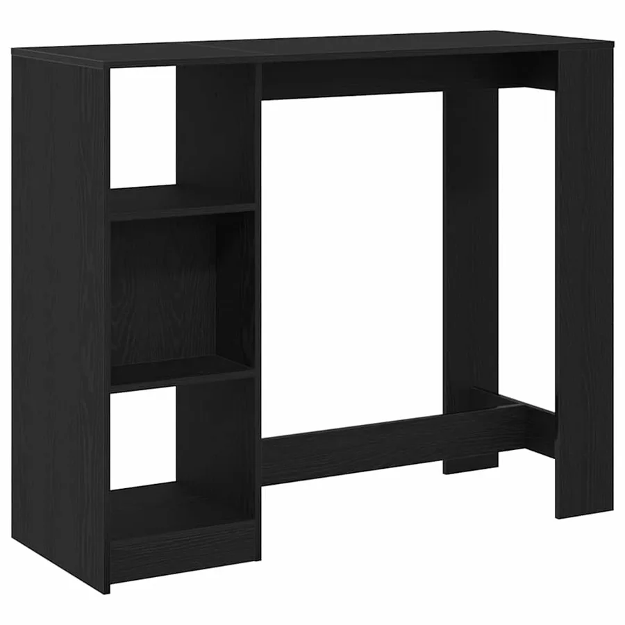 Table de bar Chêne noir 124 x 46 x 103.5 cm Bois d'ingénierie - 2