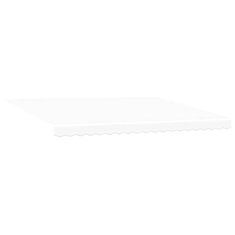 Auvent rétractable Blanc 450 × 350 cm Polyester - 5