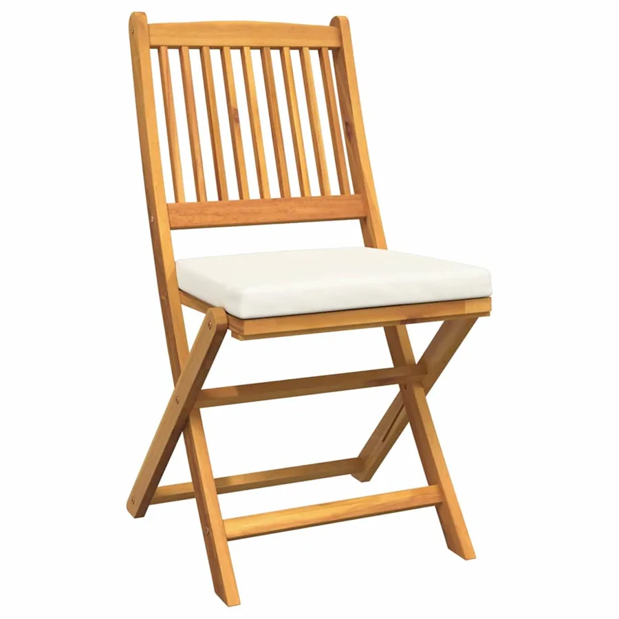 Ensemble bistro de jardin 3 pcs Marron Bois d'Acacia Massif - 5