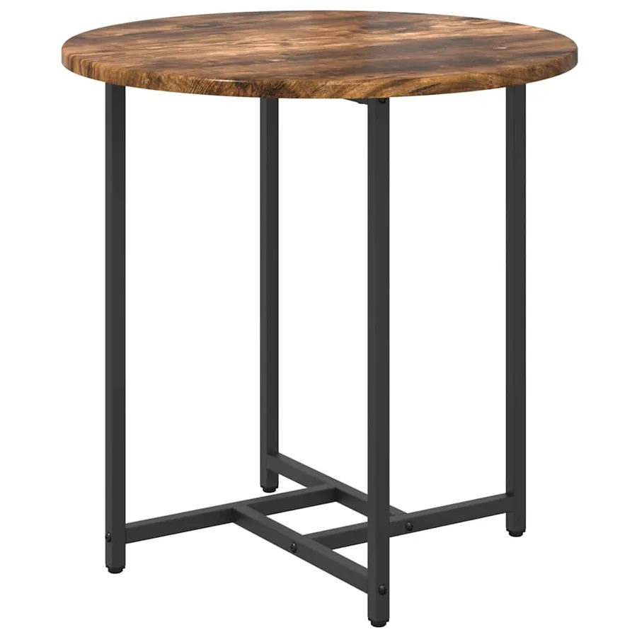 Ensemble de tables d'appoint 2 pcs Chêne fumé et noir - 5