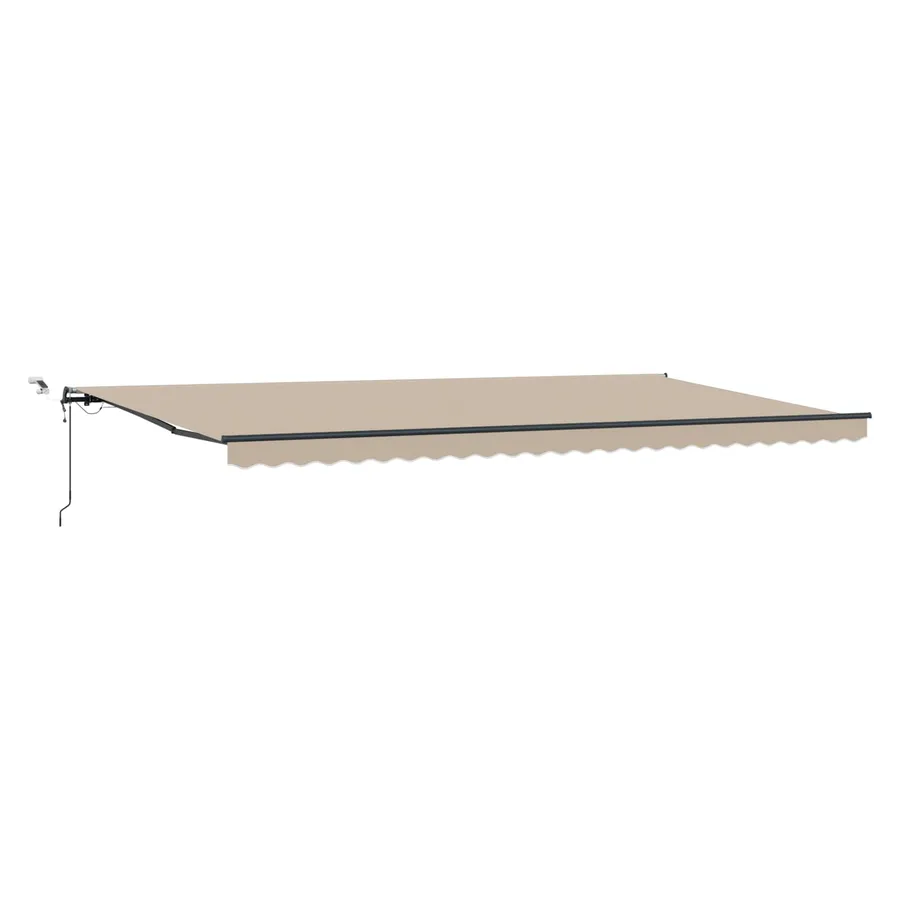 Auvent rétractable Beige 600 × 300 cm Polyester - 2